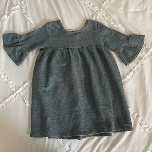 Adorable Gray Kids Casual Dress